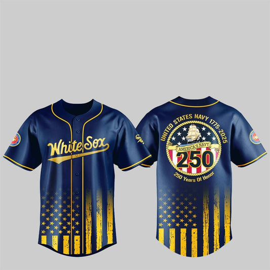 White Sox US NAVY 250th Birthday Celebration Jersey - Grishko.com T-Shirts, Hoodie, Sweatshirt | WearSparks.com (Image 1)