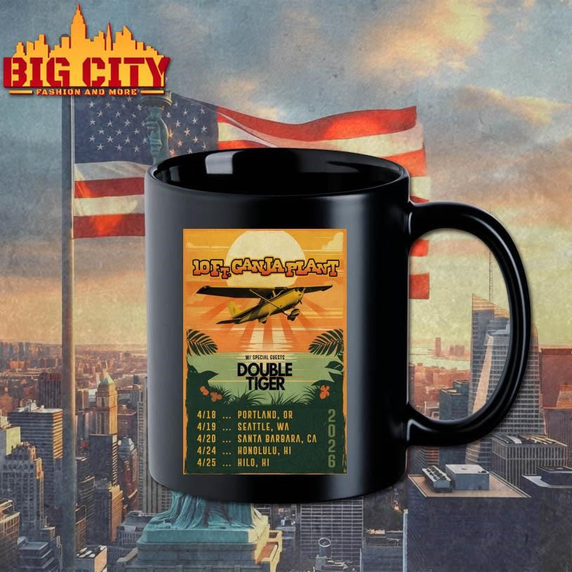 10 Ft Ganja Plant With Double Tiger April 2026 Tour Poster Shirt