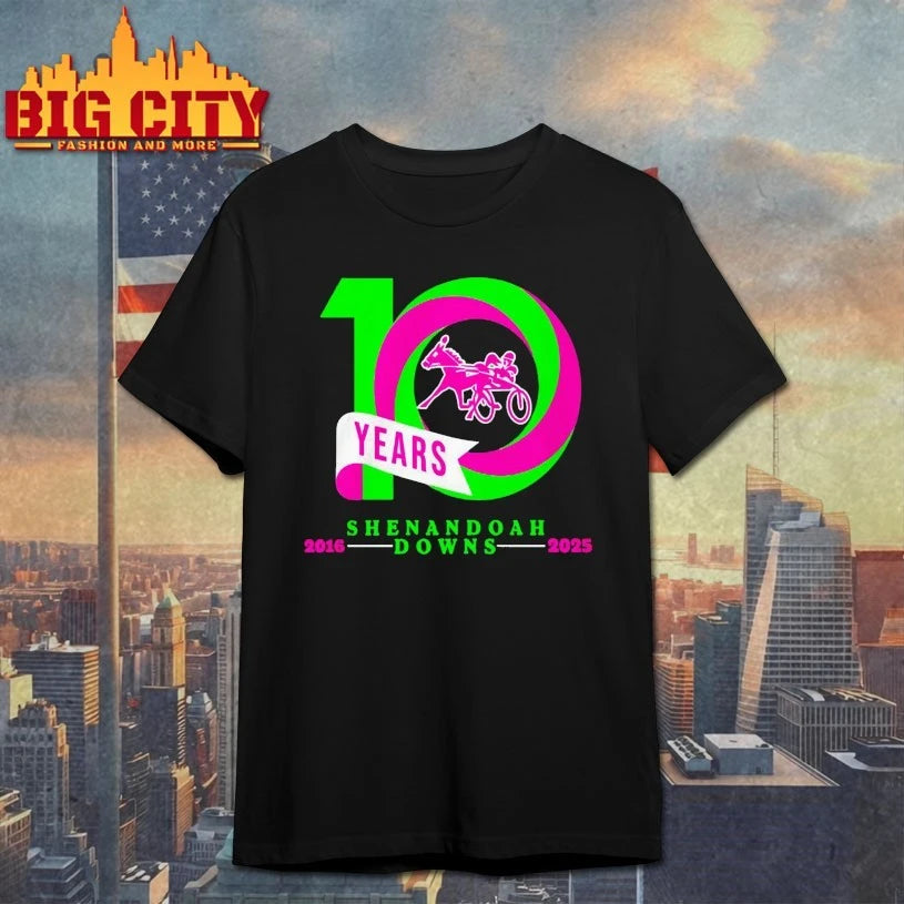 10 Years Shenandoah Downs 2016 2025 shirt