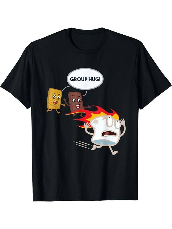 [100% Cotton] [Summer Short Sleeve Cartoon T-shirt] Crew Neck Cartoon Print Men's Fashionable Summer Short Sleeve Sports...