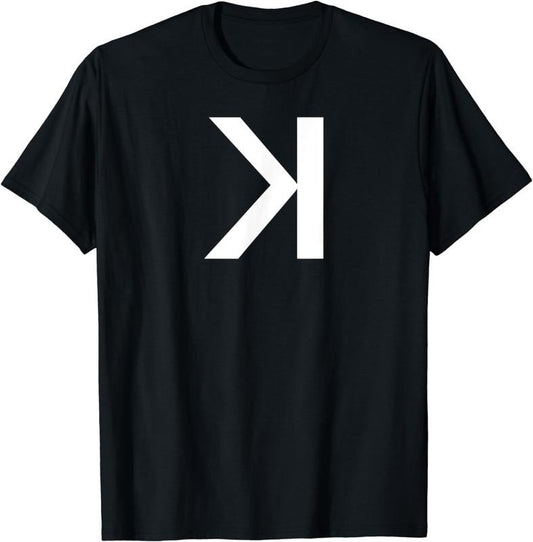[100% Cotton] Backwards Letter K T-Shirt Hoodie, Sweatshirt | WearSparks.com