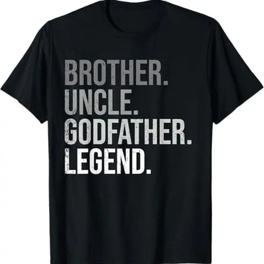 [100% Cotton] Brother Uncle Godfather Legend Fun Best Funny Uncle T-Shirt Hoodie, Sweatshirt | WearSparks.com