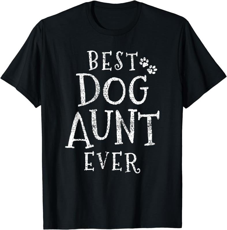 [100% Cotton] Dog Aunt Auntie T-Shirt Hoodie, Sweatshirt | WearSparks.com