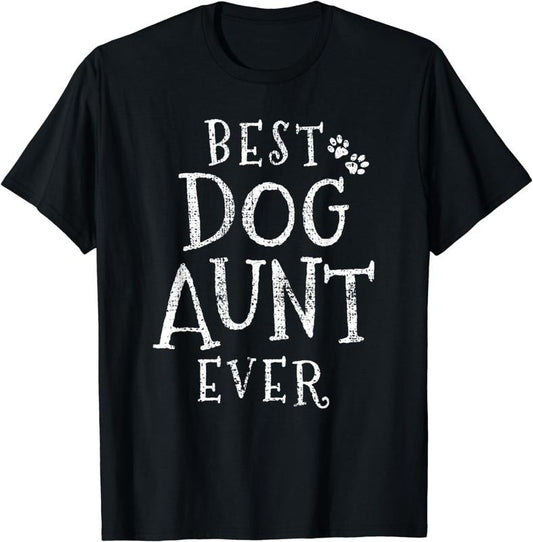 [100% Cotton] Dog Aunt Auntie T-Shirt Hoodie, Sweatshirt | WearSparks.com