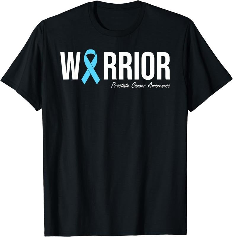 [100% Cotton] Family Prostate Cancer Awareness Light Blue Ribbon Warrior T-Shirt Hoodie, Sweatshirt | WearSparks.com