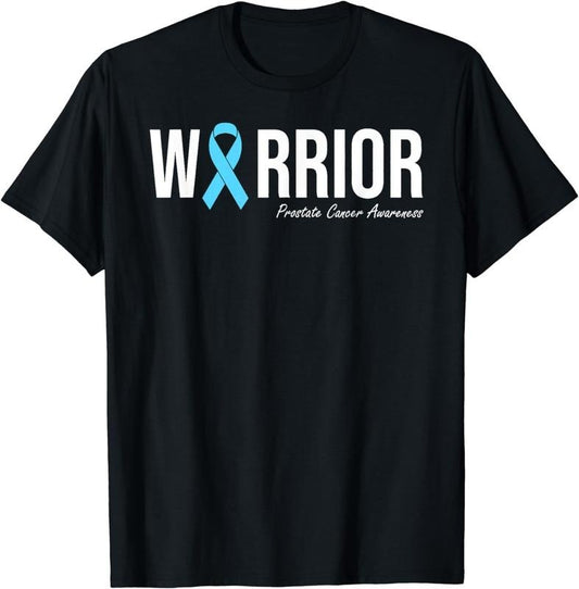 [100% Cotton] Family Prostate Cancer Awareness Light Blue Ribbon Warrior T-Shirt Hoodie, Sweatshirt | WearSparks.com