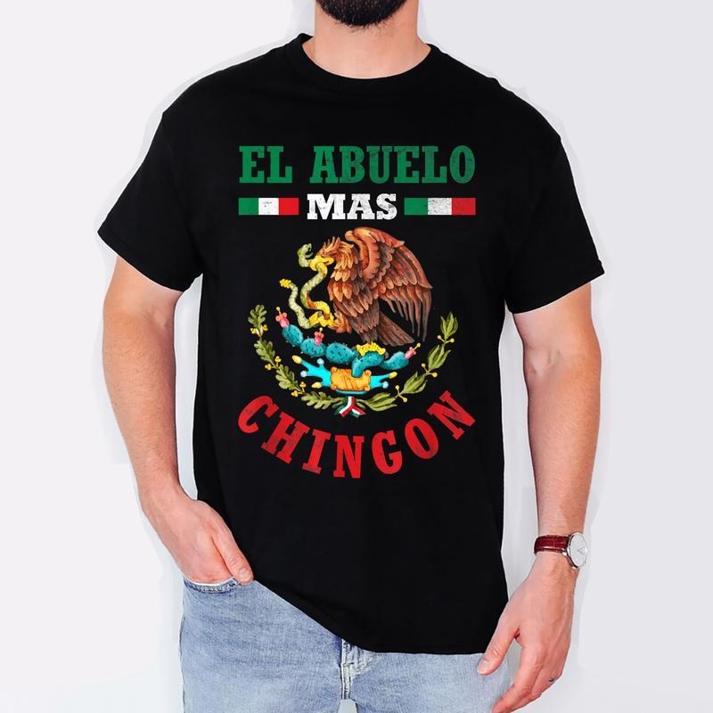 [100% Cotton] Fathers day or Dia del Padre or El Abuelo mas chingon T-Shirt Hoodie, Sweatshirt | WearSparks.com