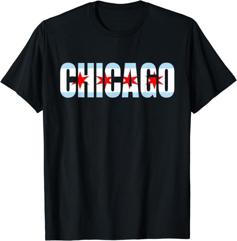 [100% Cotton] Flag Of Chicago City T-Shirt Windy City Tee Hoodie, Sweatshirt | WearSparks.com