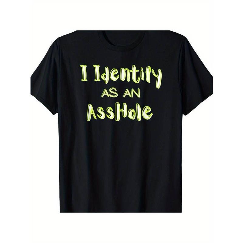 [100% Cotton] Funny Blunt Personality T-Shirt - For Men With Attitude