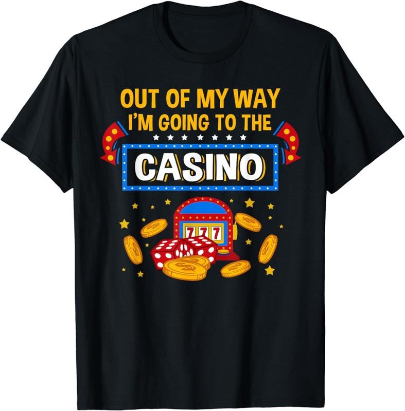 [100% Cotton] Funny Casino Design For Men Women Casino Gambler Gambling T-Shirt Hoodie, Sweatshirt | WearSparks.com