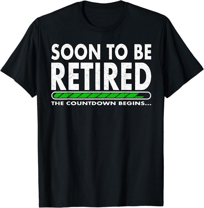 [100% Cotton] Funny Soon to Be Retired the Countdown Begins for Retirement T-Shirt Hoodie, Sweatshirt | WearSparks.com