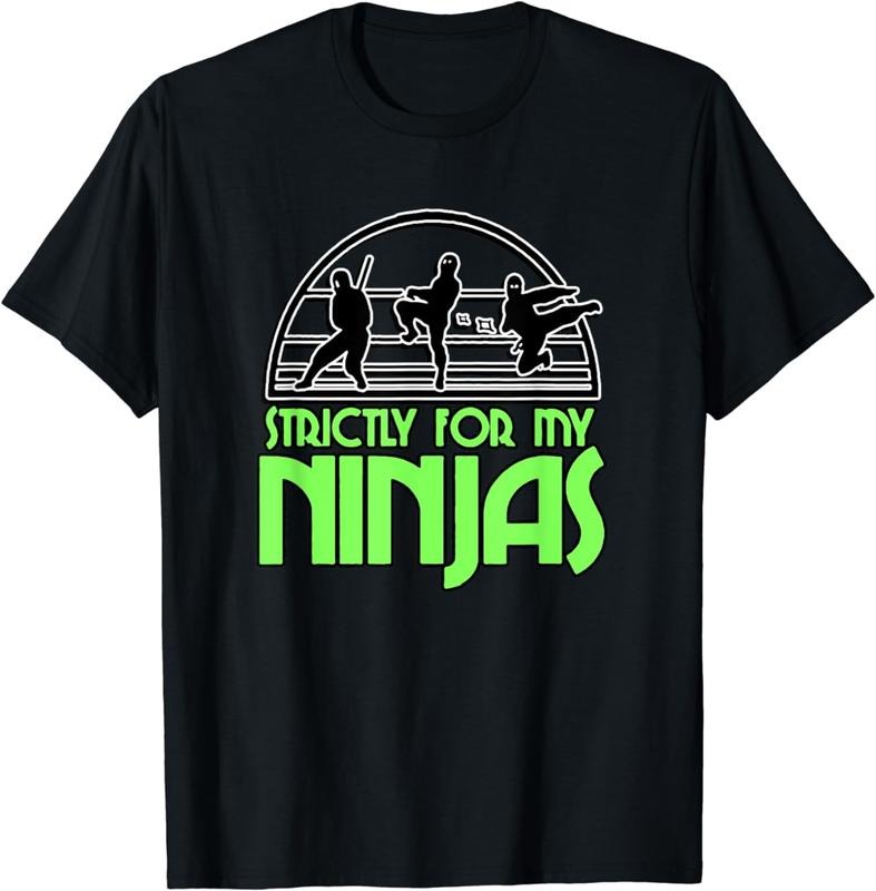 [100% Cotton] Funny Strictly For My Ninjas Nerd Geek Graphic T-Shirt Hoodie, Sweatshirt | WearSparks.com