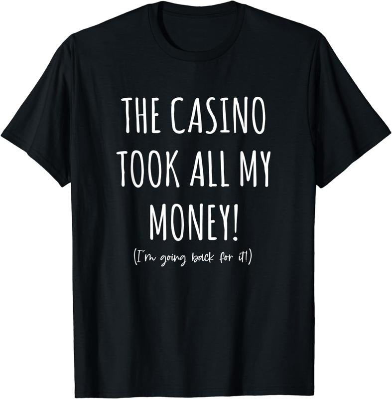 [100% Cotton] Gambler Funny Casino Gambling Pun Roulette Slots Poker T-Shirt Hoodie, Sweatshirt | WearSparks.com