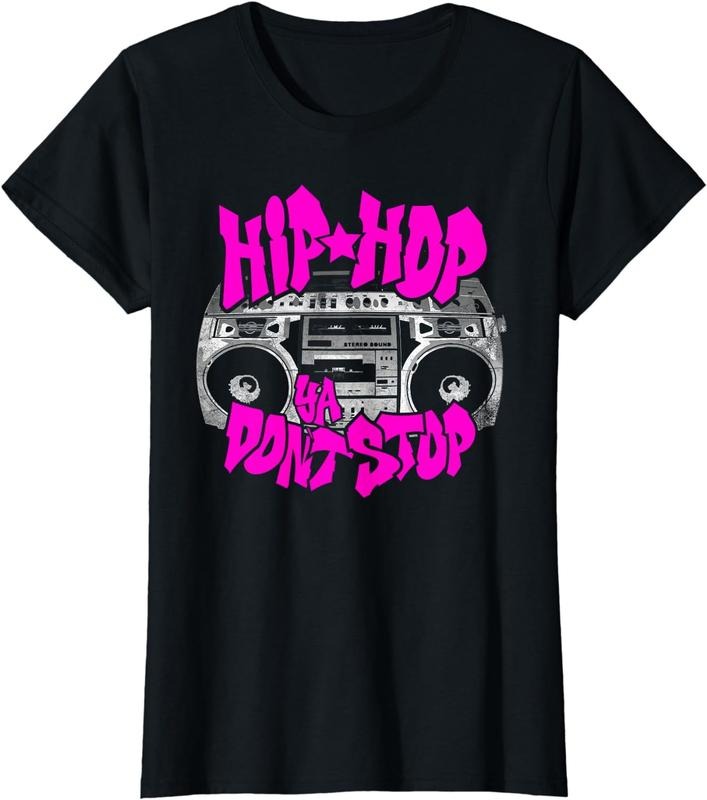 [100% Cotton] Hip Hop Ya Don't Stop, Old School 80s 90s Boombox Breakdance T-Shirt Hoodie, Sweatshirt | WearSparks.com