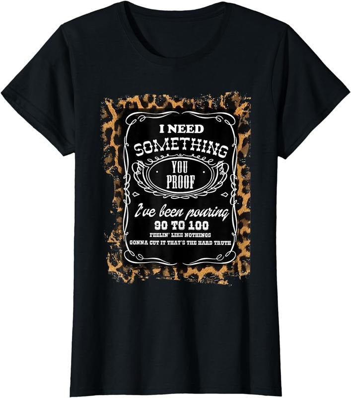 [100% Cotton] I need something you proof Western Leopard Cowgirl T-Shirt Hoodie, Sweatshirt | WearSparks.com