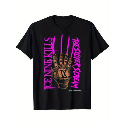 [100% Cotton] Ice Nine Kills The Sliver Scream Halloween T-Shirt Men's Crew Neck Shirt Summer Hoodie, Sweatshirt