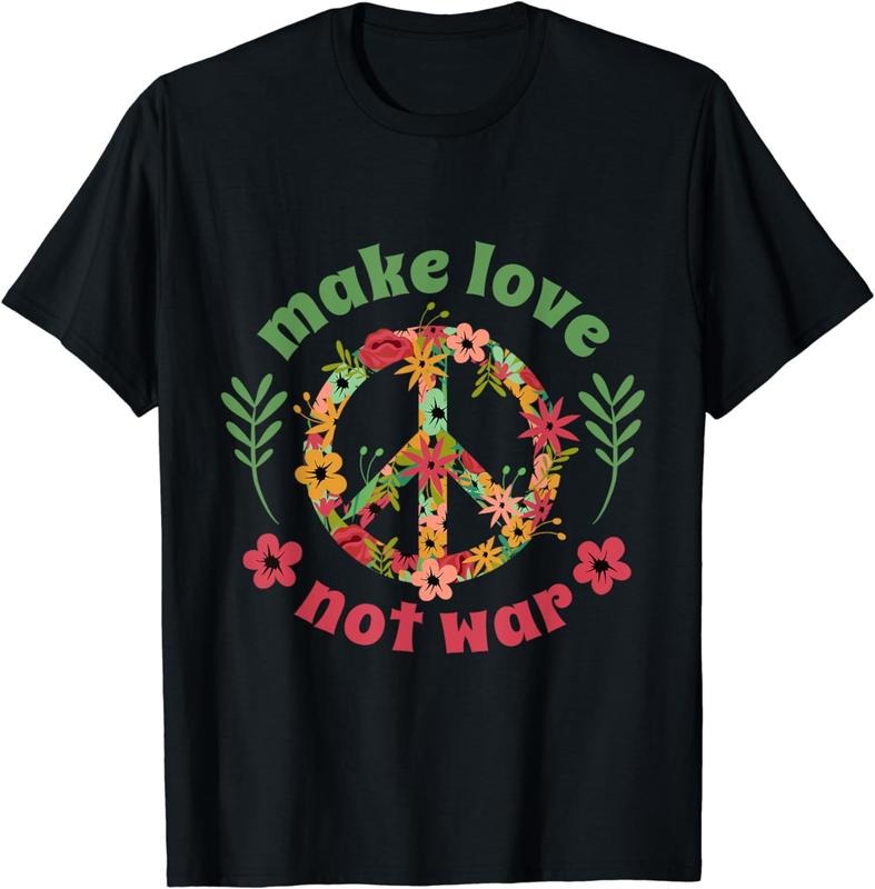 [100% Cotton] Make Love Not War T-Shirt Hoodie, Sweatshirt | WearSparks.com