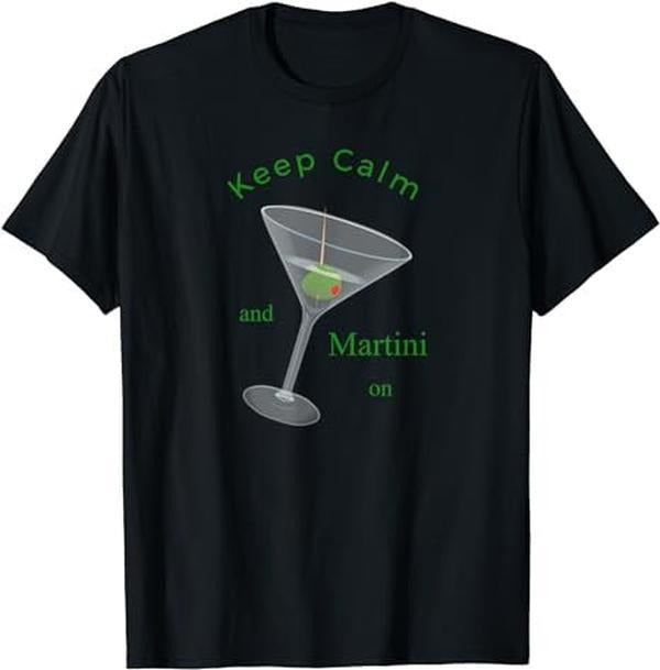 [100% Cotton] Martini On Cocktail Lover T-Shirt Hoodie, Sweatshirt | WearSparks.com