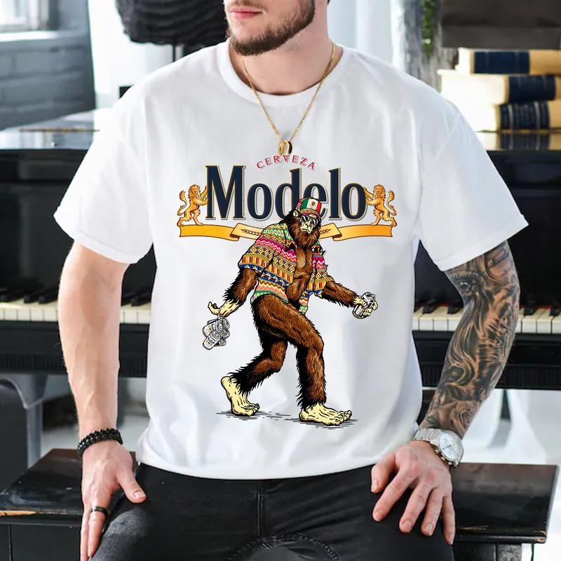 [100% Cotton] Mexican Beer Bigfoot T-Shirt Sweater Hoodie Sweatshirt | WearSparks.com
