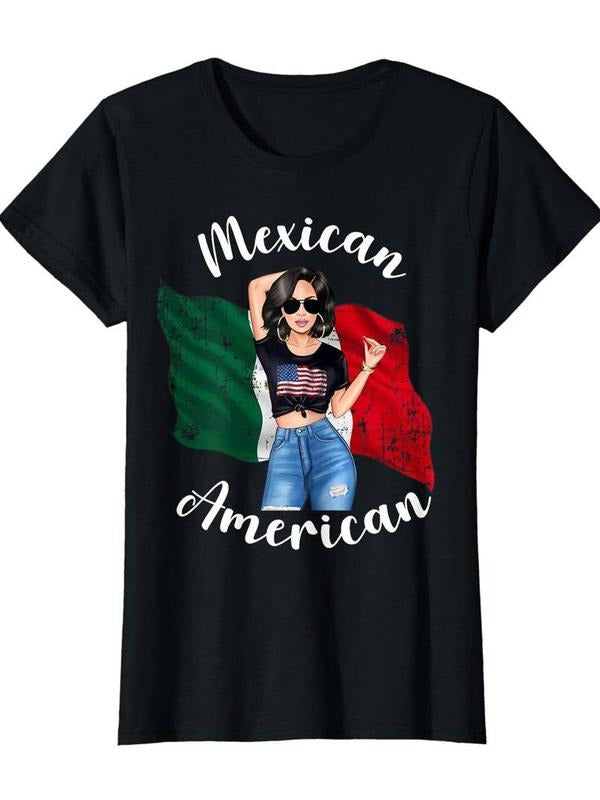 [100% Cotton] Mexican Independence Day Mexico Women Men Kids T-Shirt, Womens T-Shirt