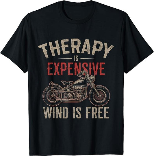 [100% Cotton] Motorcycle Therapy Funny T-Shirt Hoodie, Sweatshirt | WearSparks.com