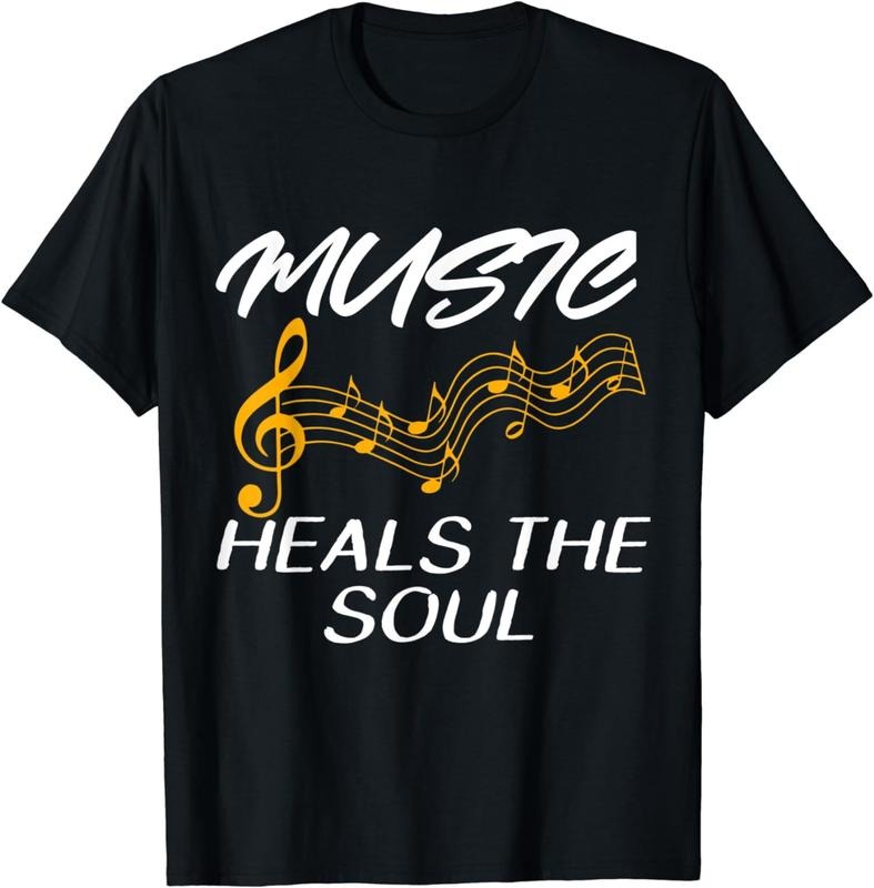 [100% Cotton] Music Heals The Soul Tshirt Hoodie, Sweatshirt | WearSparks.com