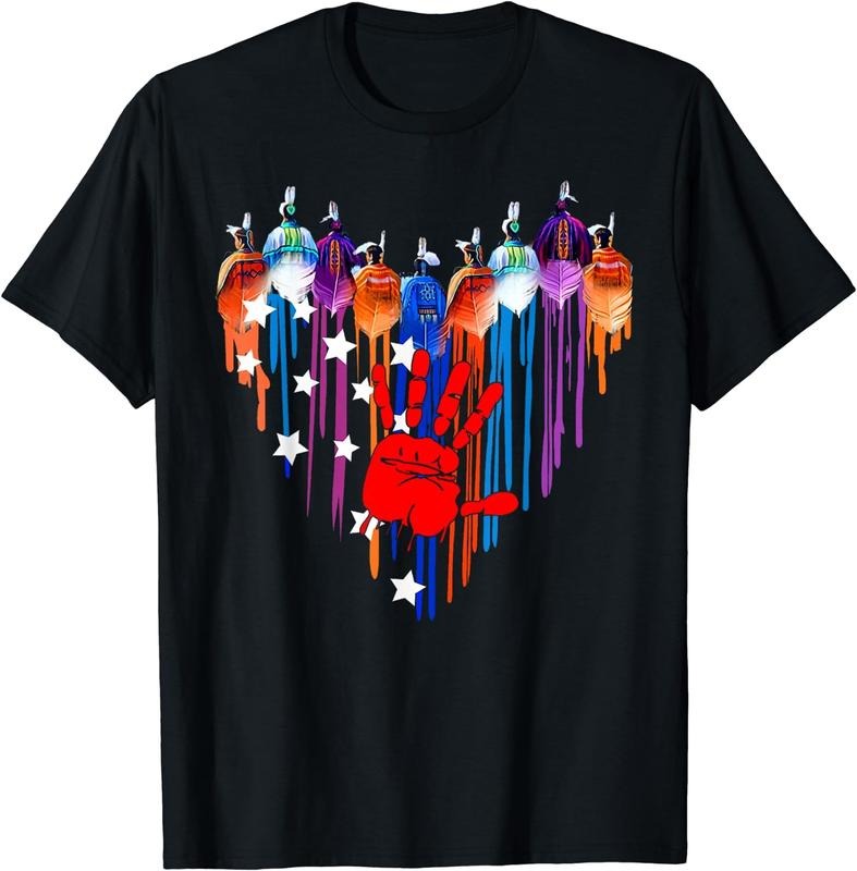 [100% Cotton] Native Americans Heart Strong Resilent No More Stolen Sister T-Shirt Hoodie, Sweatshirt | WearSparks.com