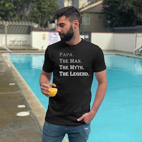 [100% Cotton] Papa The Man The Myth The Legend Tshirt Hoodie, Sweatshirt | WearSparks.com