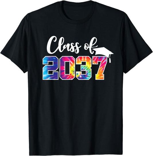 [100% Cotton] Pre-K Class of 2037 Shirt First Day School Boy Girl Tie Dye T-Shirt Hoodie, Sweatshirt | WearSparks.com