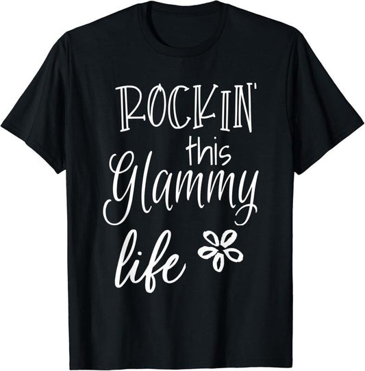[100% Cotton] Rockin This Glammy Life Special Grandma T-Shirt Hoodie, Sweatshirt | WearSparks.com