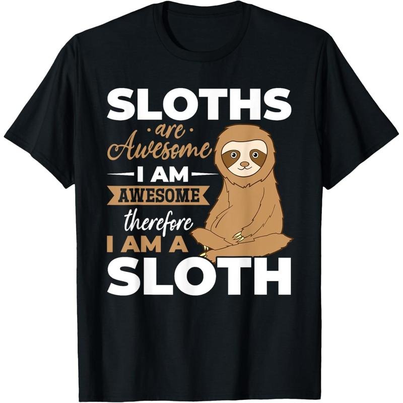 [100% Cotton] Sloth Animals - Sloths are Awesome T-Shirtstyle{n002}2 T-Shirts, Hoodie, Sweatshirt | WearSparks.com