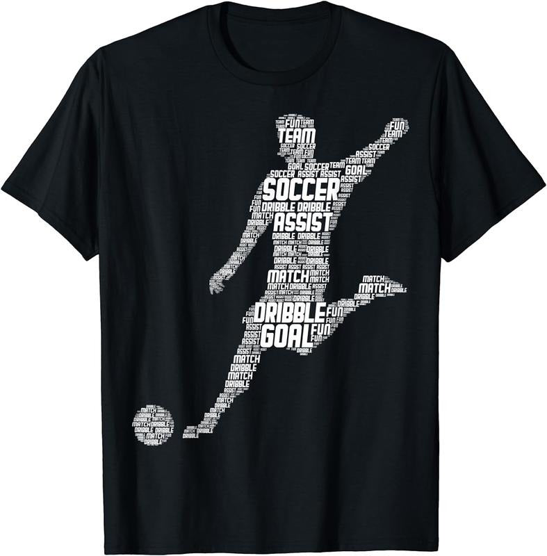 [100% Cotton] Soccer Player Men Kids Boys T-Shirt Hoodie, Sweatshirt | WearSparks.com