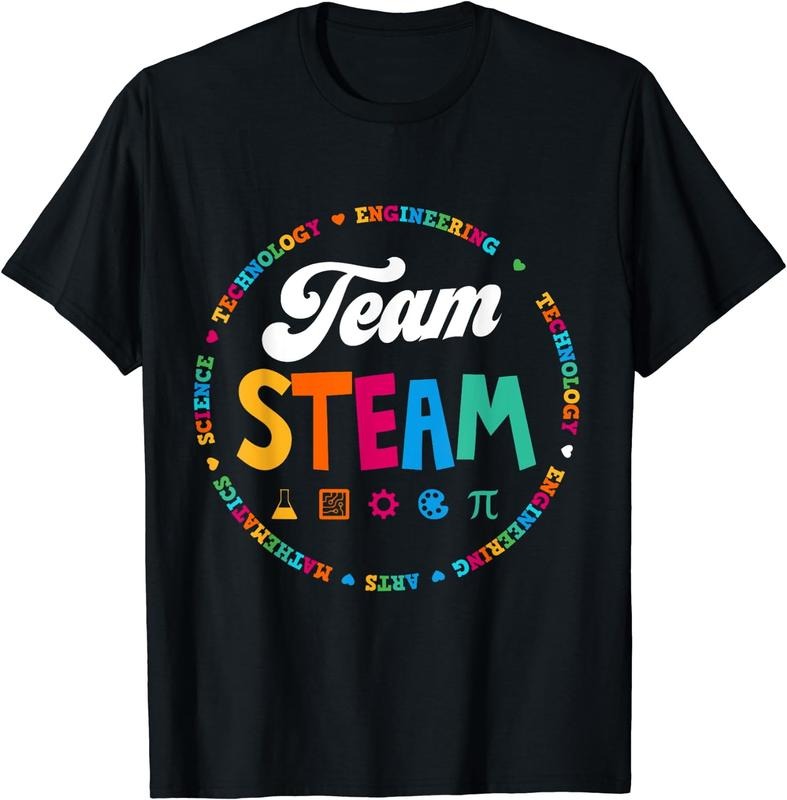 [100% Cotton] Team STEAM Teacher Back to School STEM Special Pre-K 1st T-Shirt Hoodie, Sweatshirt | WearSparks.com