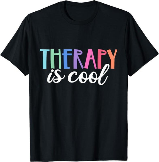 [100% Cotton] Therapy Is Cool Self Care Mental Health Matters Awareness T-Shirt Hoodie, Sweatshirt | WearSparks.com
