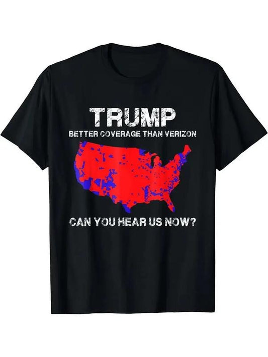 [100% Cotton] Trump Better Coverage Than Verizon Political Gift Unisex T-Shirt Hoodie, Sweatshirt | WearSparks.com