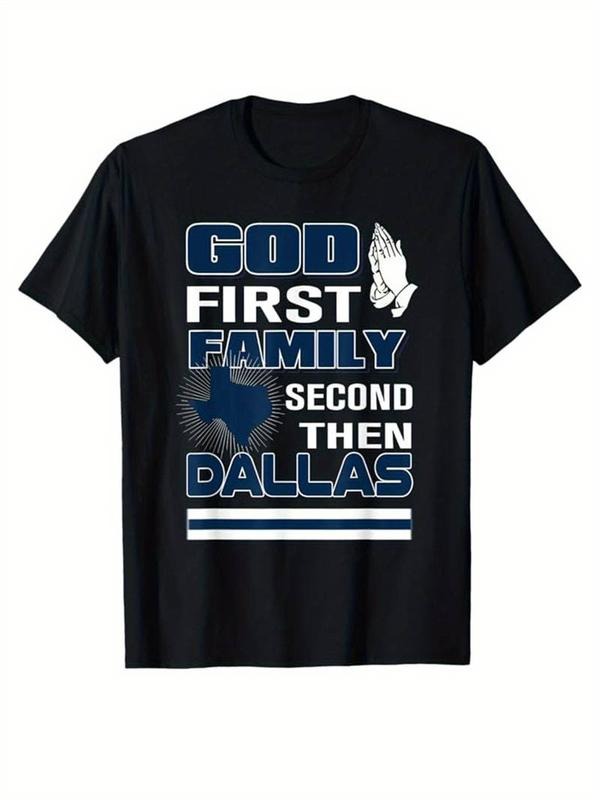 [100% Cotton] Western Cowboy Print Cotton Top - T-Shirts, Casual Short Sleeve Crew Neck Tee for Outdoor Enthusiasts...