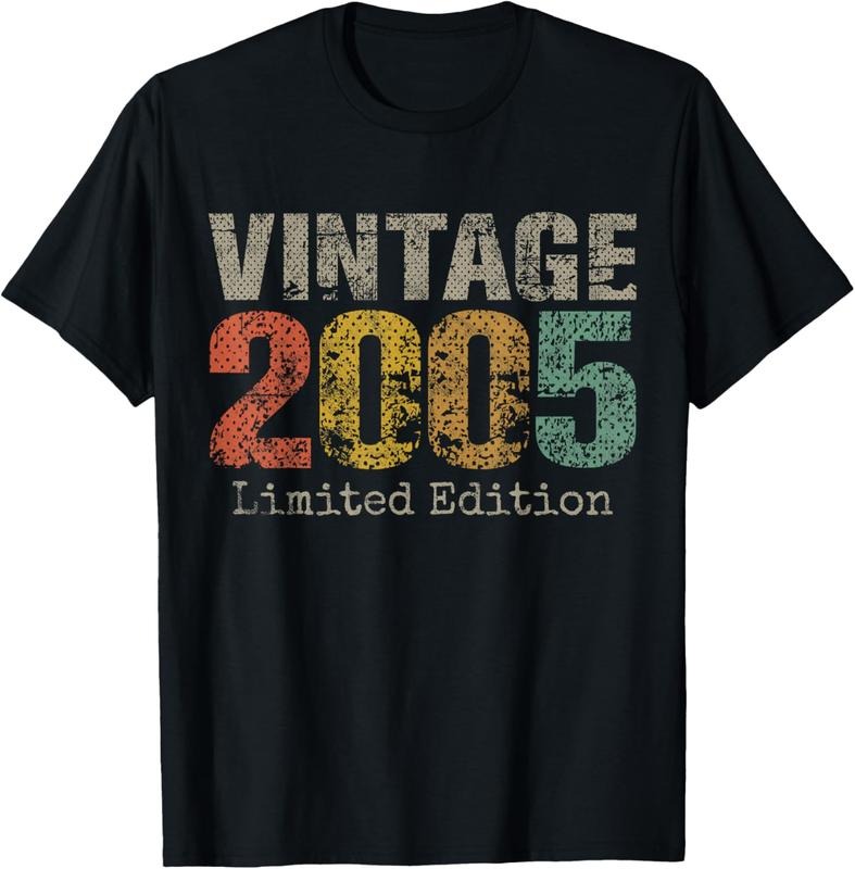 100% Cotton 19 Year Old Gifts Vintage 2005 Limited Edition 19th Birthday T-Shirt Hoodie, Sweatshirt | WearSparks.com