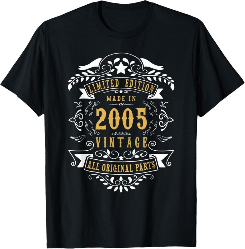 100% Cotton 19 Years Old 19th Birthday Made Born in 2005 Boys Girls T-Shirt Hoodie, Sweatshirt | WearSparks.com