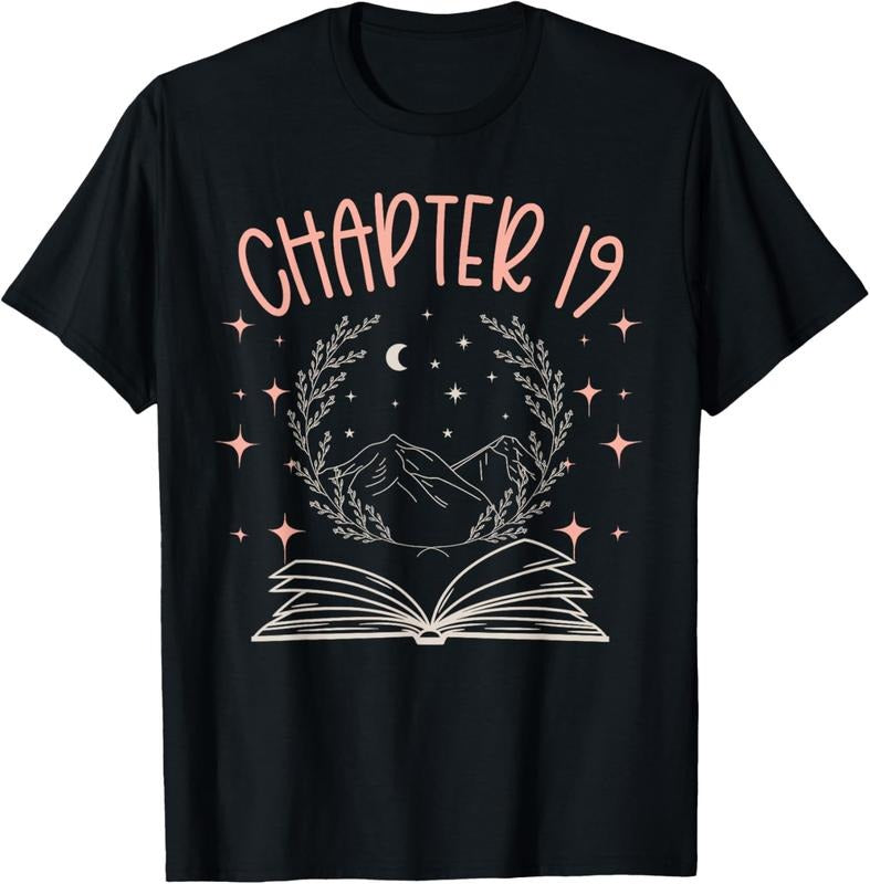 100% Cotton 19th Birthday Girls Book Lovers Chapter 19 Its My Birthday T-Shirt Hoodie, Sweatshirt | WearSparks.com