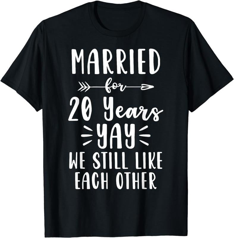 [100% Cotton]20th 20 year Wedding Anniversary Gift Like Husband Wife T-Shirt Hoodie, Sweatshirt | WearSparks.com