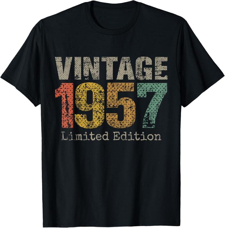 100% Cotton 67 Year Old Gifts Vintage 1957 Limited Edition 67th Birthday T-Shirt Hoodie, Sweatshirt | WearSparks.com