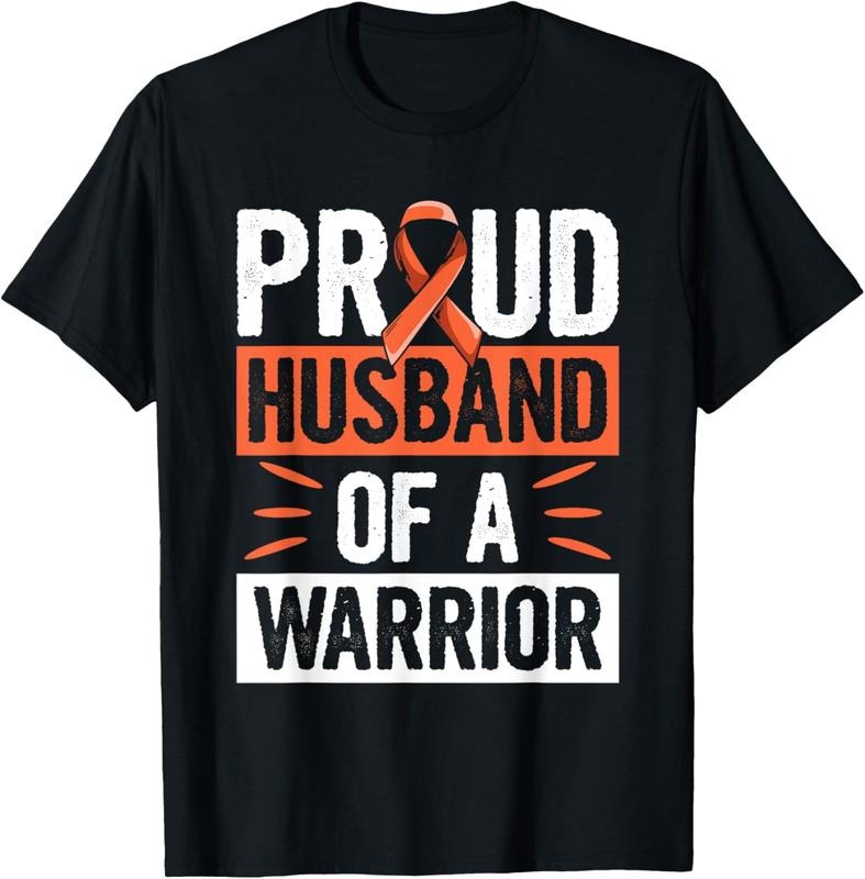 [100% Cotton]AML Leukemia Design for a Husband of a Leukemia Survivor T-Shirt Hoodie, Sweatshirt | WearSparks.com