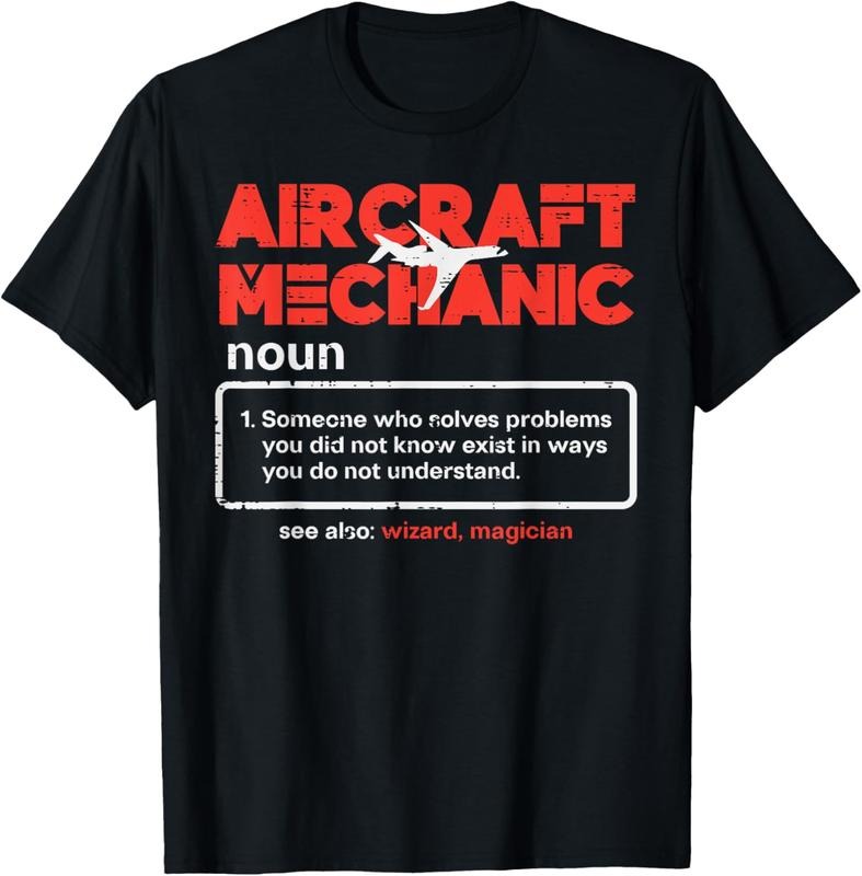 100% Cotton Aircraft Mechanic Definition Airplane Technician Men Women T-Shirt Hoodie, Sweatshirt | WearSparks.com