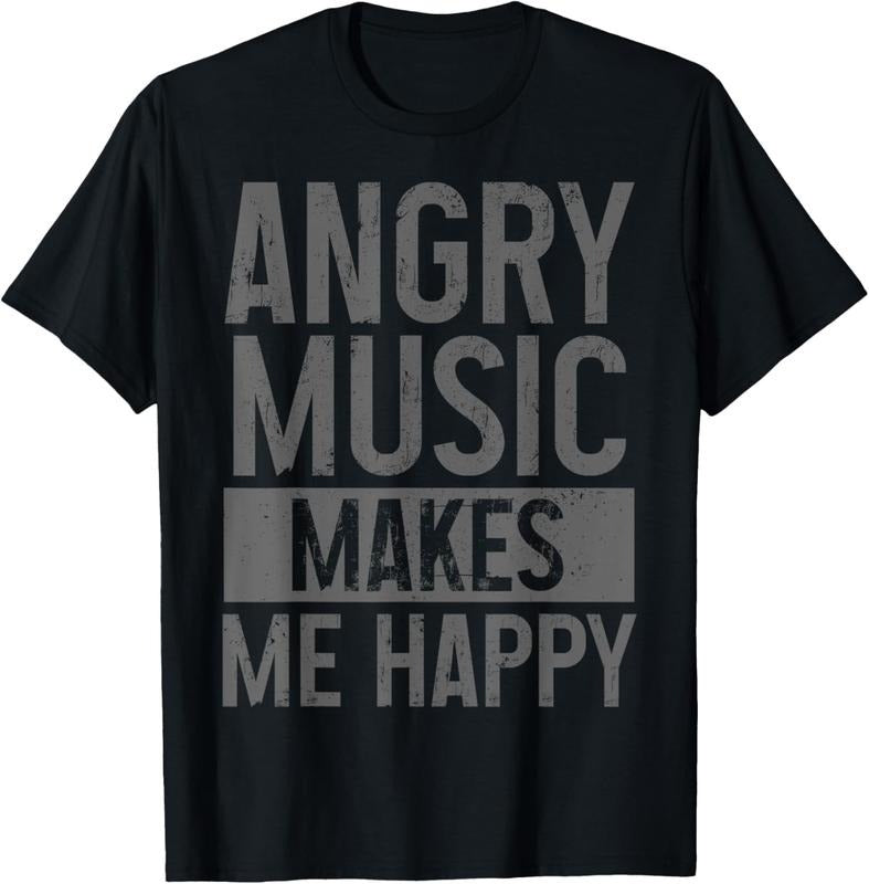 100% Cotton Angry Music Heavy Metal Death Metal Metalhead Metal Fan T-Shirt Hoodie, Sweatshirt | WearSparks.com