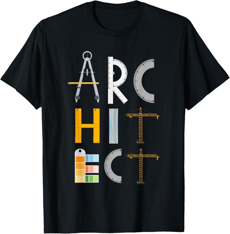 100% Cotton Architect Tshirt Gifts Architecture Students Men Women  T-Shirt Hoodie, Sweatshirt | WearSparks.com
