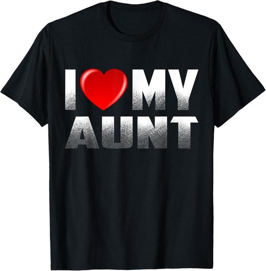 100% Cotton Aunt Gifts from Niece Nephew I Love My Aunt Mothers Day T-Shirt Hoodie, Sweatshirt | WearSparks.com