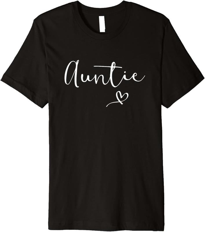 [100% Cotton]Auntie Women Aunt Christmas Mother's Day Birthday Nephew Premium T-Shirt Hoodie, Sweatshirt | WearSparks.com