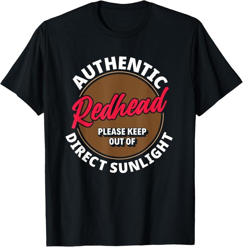 100% Cotton Authentic Redhead Keep Out Of Sunlight - Funny Ginger T-Shirt Hoodie, Sweatshirt | WearSparks.com