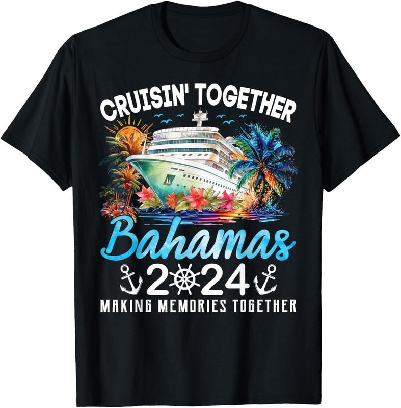 100% Cotton Bahamas Cruise 2024 Family Vacation Cruisin Together Bahamas T-Shirt Hoodie, Sweatshirt | WearSparks.com