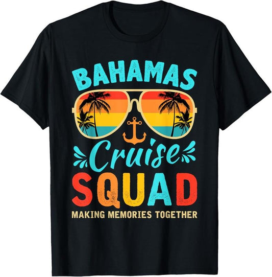 100% Cotton Bahamas Vacation 2025 Squad Family Friends Matching Group T-Shirt Hoodie, Sweatshirt | WearSparks.com